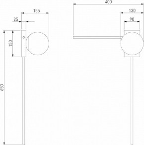 Бра Eurosvet Fredo 40034/1 латунь в Троицке - troick.mebel24.online | фото 4
