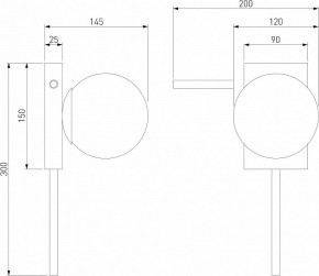Бра Eurosvet Fredo 40036/1 черный жемчуг в Троицке - troick.mebel24.online | фото 4