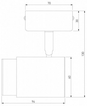 Бра Eurosvet Morgan 20124/1 белый/ черный в Троицке - troick.mebel24.online | фото 3