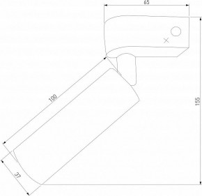 Бра Eurosvet Pitch 20143/1 LED латунь в Троицке - troick.mebel24.online | фото
