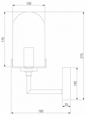 Бра Eurosvet Pluto 60156/1 хром в Троицке - troick.mebel24.online | фото 2
