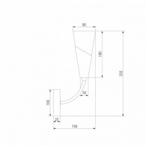 Бра Eurosvet Rhyton 60167/1 никель в Троицке - troick.mebel24.online | фото 6
