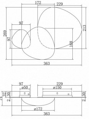 Бра Maytoni Jack-stone MOD314WL-L8G3K в Троицке - troick.mebel24.online | фото 5