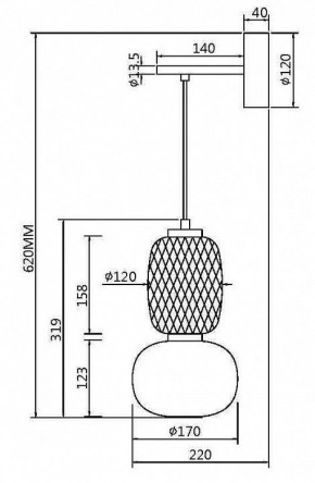 Бра Maytoni Pattern MOD267WL-L18G3K в Троицке - troick.mebel24.online | фото 4