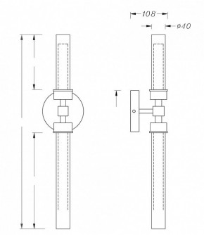Бра Maytoni Stelo MOD116WL-L7B3K в Троицке - troick.mebel24.online | фото 3