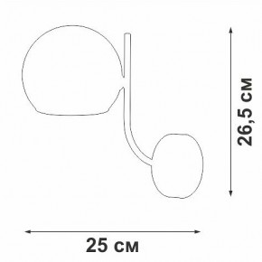 Бра Vitaluce V39570 V39570-8/1A в Троицке - troick.mebel24.online | фото 2