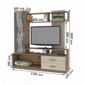 ДАРЬЯ Гостиная (Крафт серый/Крафт белый) в Троицке - troick.mebel24.online | фото 8
