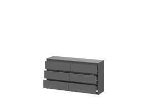 ДЕНВЕР Комод с ящиками (1,38м) Серия 2 (Графит серый) в Троицке - troick.mebel24.online | фото 3