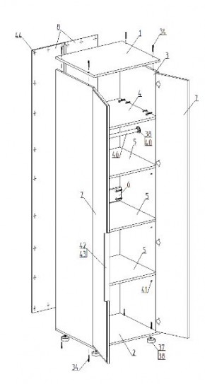 Детская "Лео" (модульная) в Троицке - troick.mebel24.online | фото 9