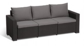 Диван Калифорния 3-х местный (California 3 Sofa), графит в Троицке - troick.mebel24.online | фото 2