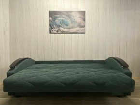 Диван Престиж-16 (НПБ+МДФ) велюр Sensey bottle green в Троицке - troick.mebel24.online | фото 3