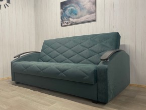 Диван Престиж-16 (НПБ+МДФ) велюр Sensey bottle green в Троицке - troick.mebel24.online | фото 4