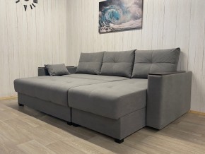 Диван угловой Комфорт-3 (НПБ+МДФ) велюр Galaxy Lite 26 в Троицке - troick.mebel24.online | фото 3