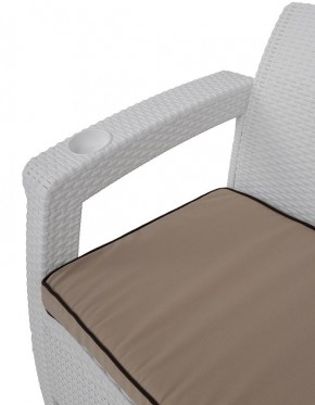 Диван Yalta Premium Sofa 2 Set (Ялта) белый (+подушки под спину) в Троицке - troick.mebel24.online | фото 2