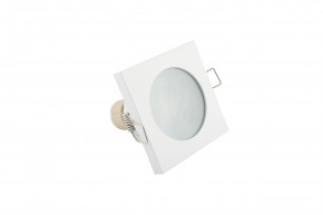 DK3014-WH Встраиваемый светильник влагозащ., IP 44, 50 Вт, GU10, белый, алюминий в Троицке - troick.mebel24.online | фото 4