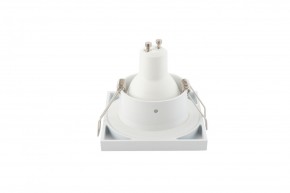 DK3014-WH Встраиваемый светильник влагозащ., IP 44, 50 Вт, GU10, белый, алюминий в Троицке - troick.mebel24.online | фото 5