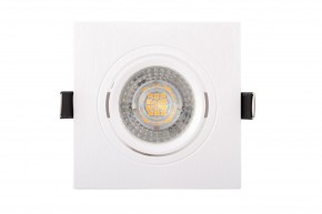 DK3021-WH Встраиваемый светильник, IP 20, 10 Вт, GU5.3, LED, белый, пластик в Троицке - troick.mebel24.online | фото 1