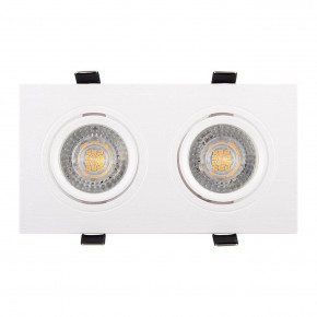 DK3022-WH Встраиваемый светильник, IP 20, 10 Вт, GU5.3, LED, белый, пластик в Троицке - troick.mebel24.online | фото 2