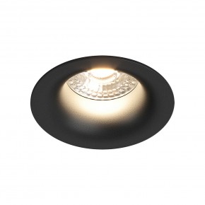 DK3024-BK Встраиваемый светильник, IP 20, 10 Вт, GU5.3, LED, черный, пластик в Троицке - troick.mebel24.online | фото 1