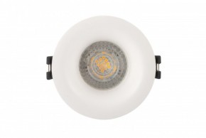 DK3024-WH Встраиваемый светильник, IP 20, 10 Вт, GU5.3, LED, белый, пластик в Троицке - troick.mebel24.online | фото 1