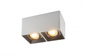 DK3035-WB Светильник накладной IP 20, 10 Вт, GU5.3, LED, белый/черный, пластик в Троицке - troick.mebel24.online | фото 1