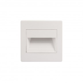 DK3050-WH Светильник встраиваемый в стену, IP 20, LED 3000, 1 Вт, белый, пластик в Троицке - troick.mebel24.online | фото 3