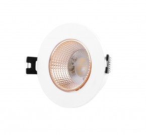 DK3061-WBR Встраиваемый светильник, IP 20, 10 Вт, GU5.3, LED, белый/бронзовый, пластик в Троицке - troick.mebel24.online | фото 1