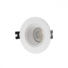 DK3061-WH Встраиваемый светильник, IP 20, 10 Вт, GU5.3, LED, белый/белый, пластик в Троицке - troick.mebel24.online | фото 1
