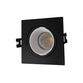 DK3071-BK+WH Встраиваемый светильник, IP 20, 10 Вт, GU5.3, LED, черный/белый, пластик в Троицке - troick.mebel24.online | фото
