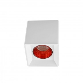 DK3080-WH+RD Светильник накладной IP 20, 10 Вт, GU5.3, LED, белый/красный, пластик в Троицке - troick.mebel24.online | фото 1