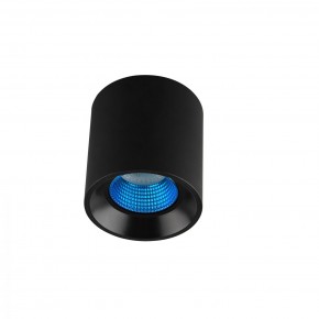 DK3090-BK+CY Светильник накладной IP 20, 10 Вт, GU5.3, LED, черный/голубой, пластик в Троицке - troick.mebel24.online | фото