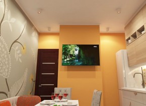DK3090-WBR Светильник накладной, IP 20, 10 Вт, GU5.3, LED, белый/бронзовый, пластик в Троицке - troick.mebel24.online | фото 1