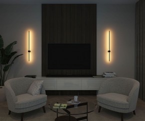 DK5014-BK Бра 1000 мм, 3000К, IP20, 12 Вт, черный, алюминий в Троицке - troick.mebel24.online | фото 5