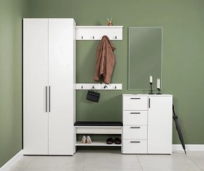 ЭЙР прихожая (модульная) Белый Шагрень в Троицке - troick.mebel24.online | фото