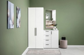 ЭЙР прихожая (модульная) Белый Шагрень в Троицке - troick.mebel24.online | фото 26