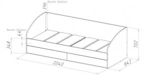 ГЕОМЕТРИЯ ГМТ.01 Кровать с ящиками в Троицке - troick.mebel24.online | фото 2