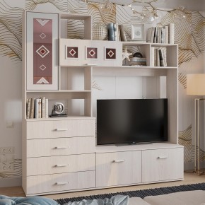 Гостиная Белла (модульная) ясень белый в Троицке - troick.mebel24.online | фото 15