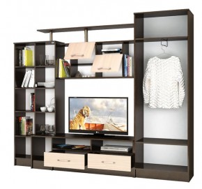 Гостиная Оскар-5 венге/дуб молочный в Троицке - troick.mebel24.online | фото 2