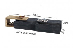 ХЛОЯ Гостиная (Дуб Вотан/Обсидиан) модульная в Троицке - troick.mebel24.online | фото 9