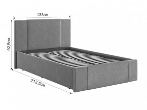 ХЛОЯ Кровать 1200 с основанием в Троицке - troick.mebel24.online | фото 3