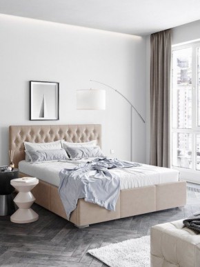 Интерьерная Кровать Октавия Бежевый 1400x2000 в Троицке - troick.mebel24.online | фото