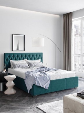 Интерьерная Кровать Октавия Бирюзовый 1400x2000 в Троицке - troick.mebel24.online | фото 1