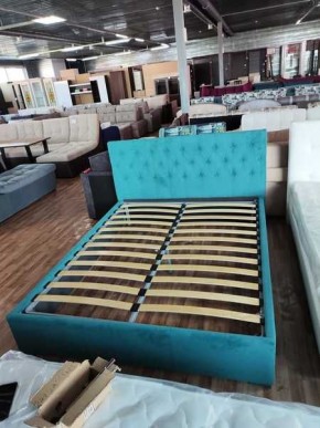 Интерьерная Кровать Октавия Бирюзовый 1400x2000 в Троицке - troick.mebel24.online | фото 2