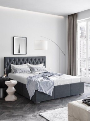 Интерьерная Кровать Октавия Серый 1400x2000 в Троицке - troick.mebel24.online | фото