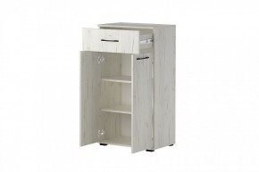 ИТАЛИЯ Зеркало 600/Тумба Комби ТК 600 (дуб крафт белый) в Троицке - troick.mebel24.online | фото 4