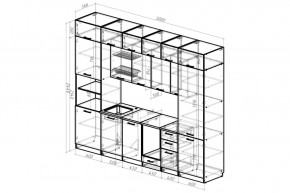 ЖАСМИН Кухонный гарнитур Экстра (3000 мм) в Троицке - troick.mebel24.online | фото 2