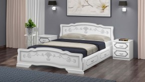 КАРИНА-6 Кровать из массива 900 с 2-мя ящиками в Троицке - troick.mebel24.online | фото 1