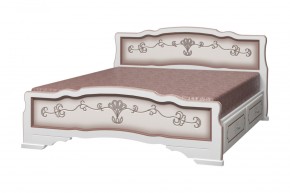 КАРИНА-6 Кровать из массива 900 с 2-мя ящиками в Троицке - troick.mebel24.online | фото 3