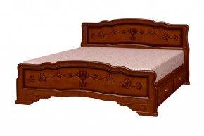 КАРИНА-6 Кровать из массива 900 с 2-мя ящиками в Троицке - troick.mebel24.online | фото 4