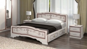 КАРИНА-6 Кровать из массива 900 с 2-мя ящиками в Троицке - troick.mebel24.online | фото 5